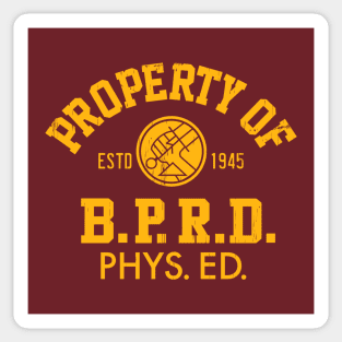 HELLBOY - B.P.R.D. PHYS. ED. Sticker